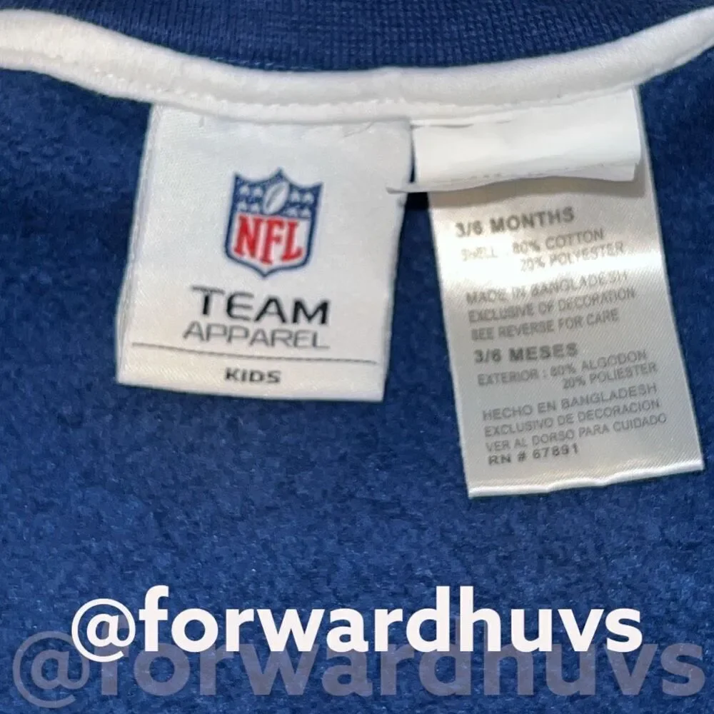NFL Team Apparel Indianapolis Colts Matching Set | Sweats & Sweatshirt | Size 3/